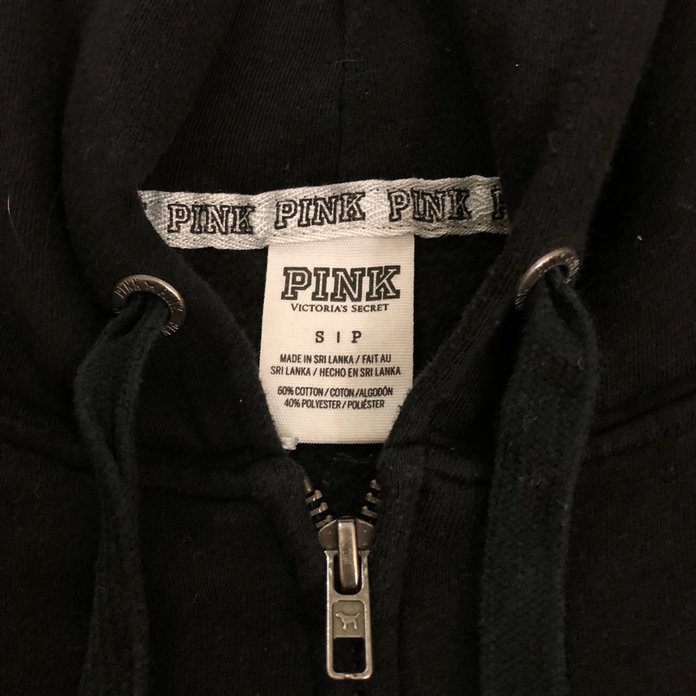 Victoria’s Secret PINK Bling Jeweled zip up - Picture 5 of 7
